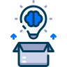 external Think-out-of-the-box-project-management-sapphire-kerismaker icon