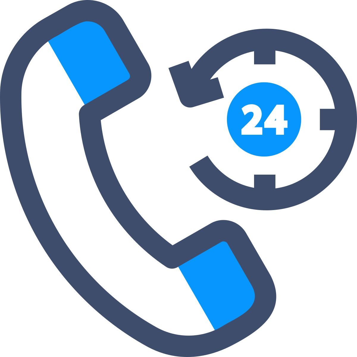 24 hours support icon