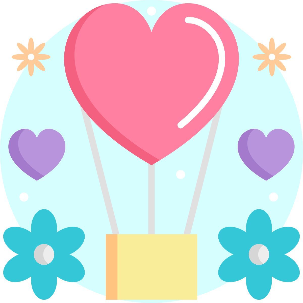 hot air balloon icon