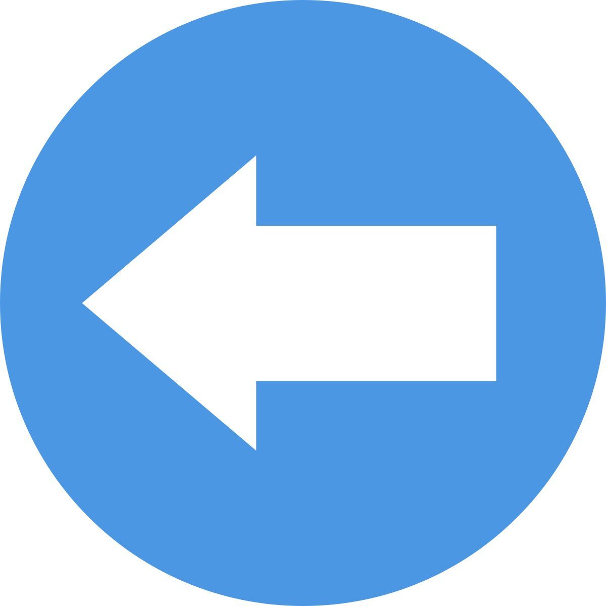 left arrow icon