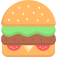 external hamburger-fast-food-sbts2018-flat-sbts2018 icon
