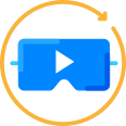 external video-treaming-virtual-reality-sbts2018-flat-sbts2018 icon
