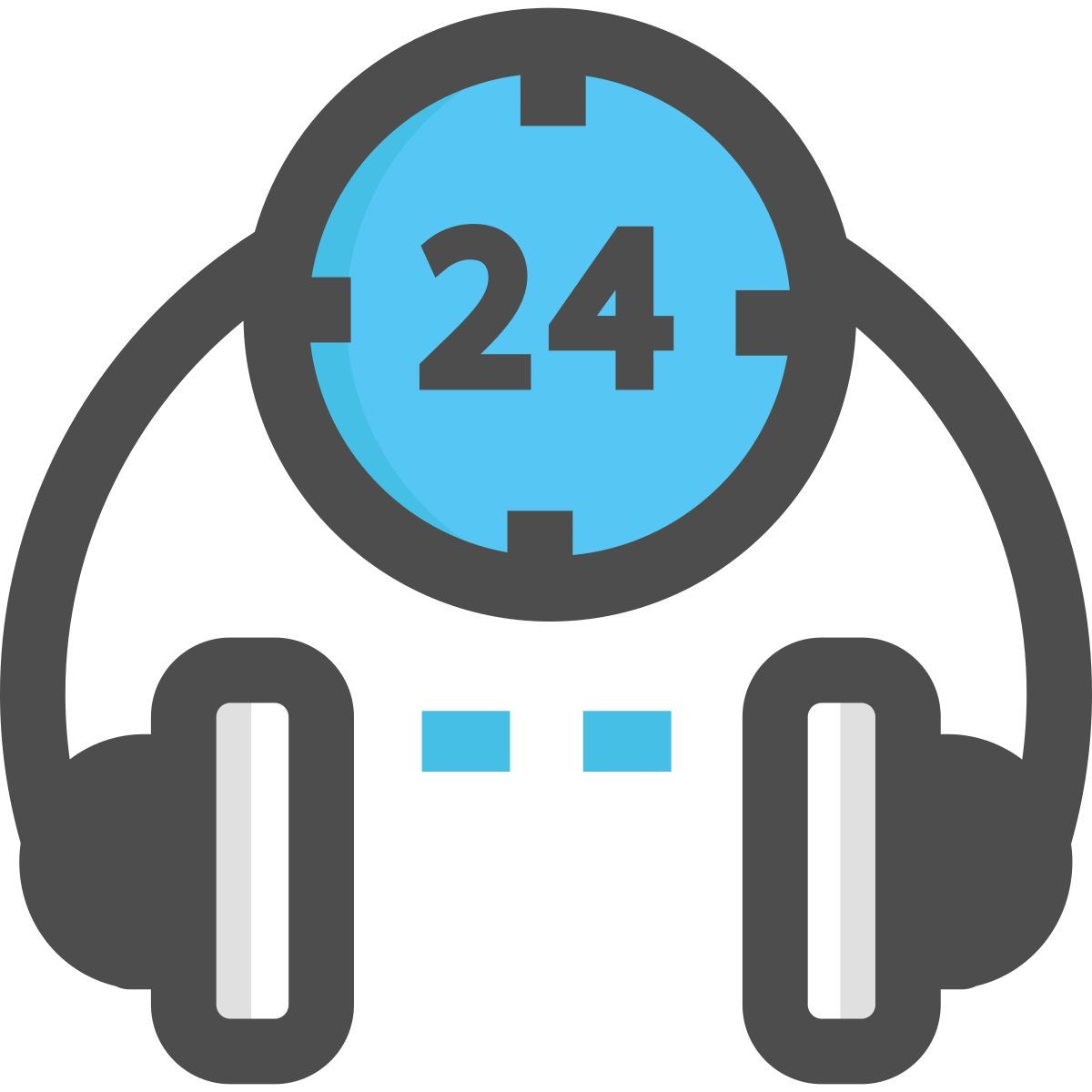24 hours support icon