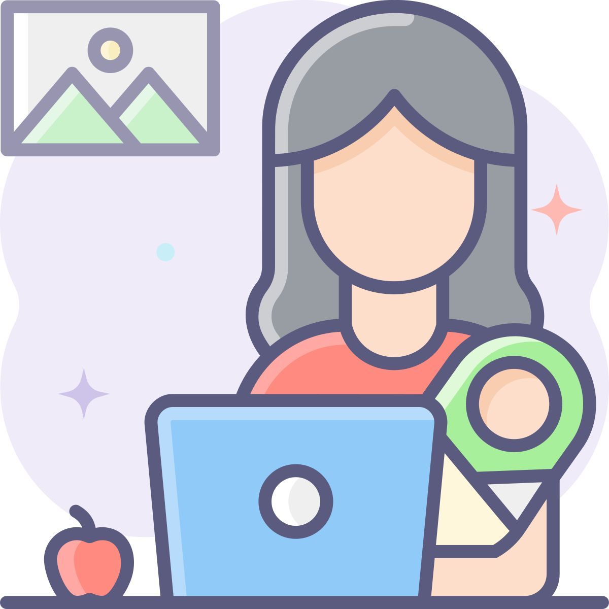 work from home icon