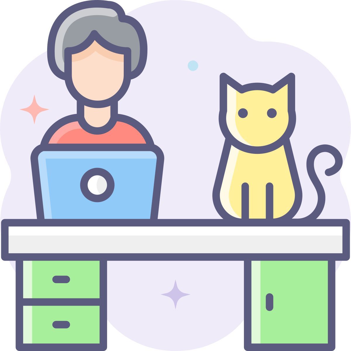 work from home icon
