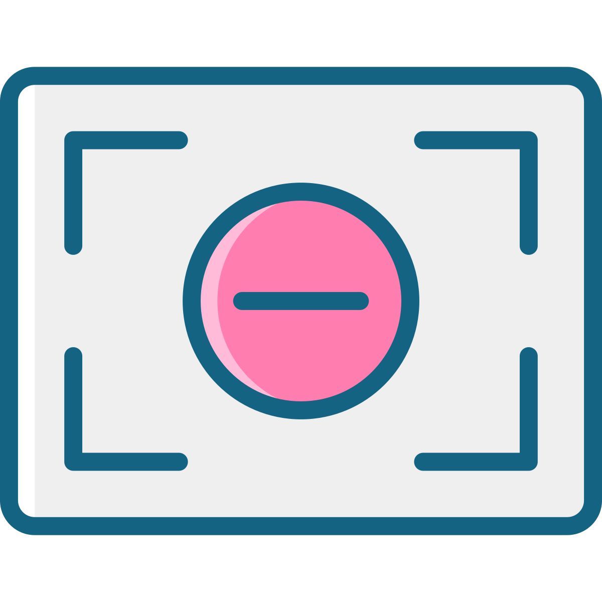 zoom out icon