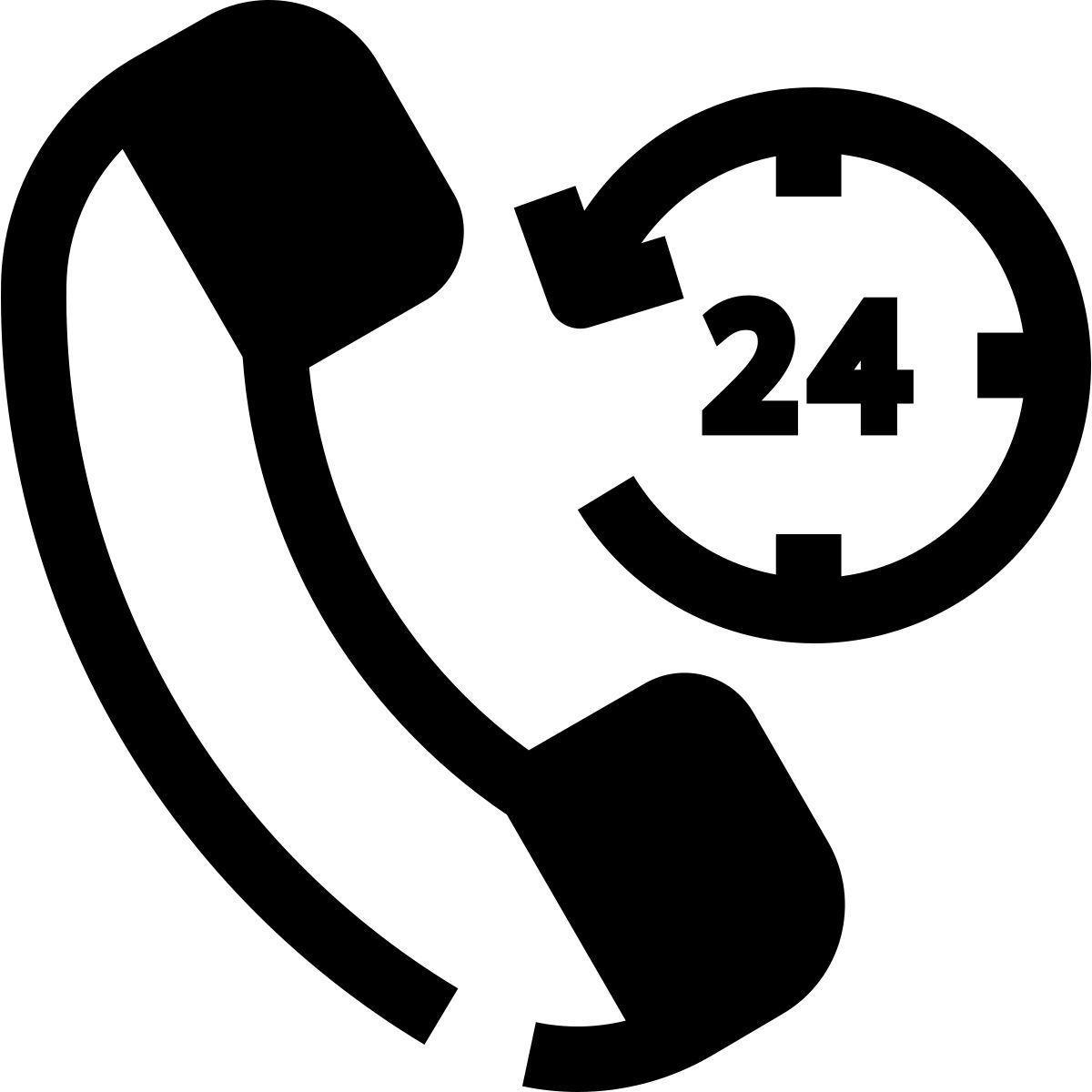 24 hours support icon