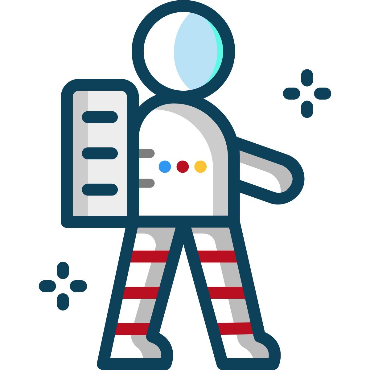 01 astronaut walking icon