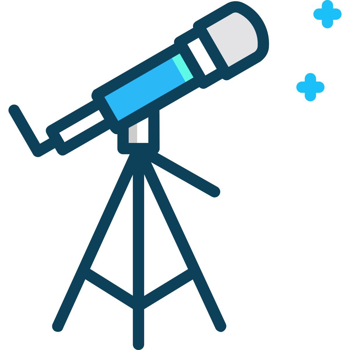 19 telescope icon