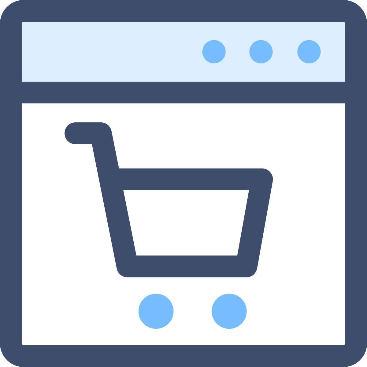30 ecommerce website icon