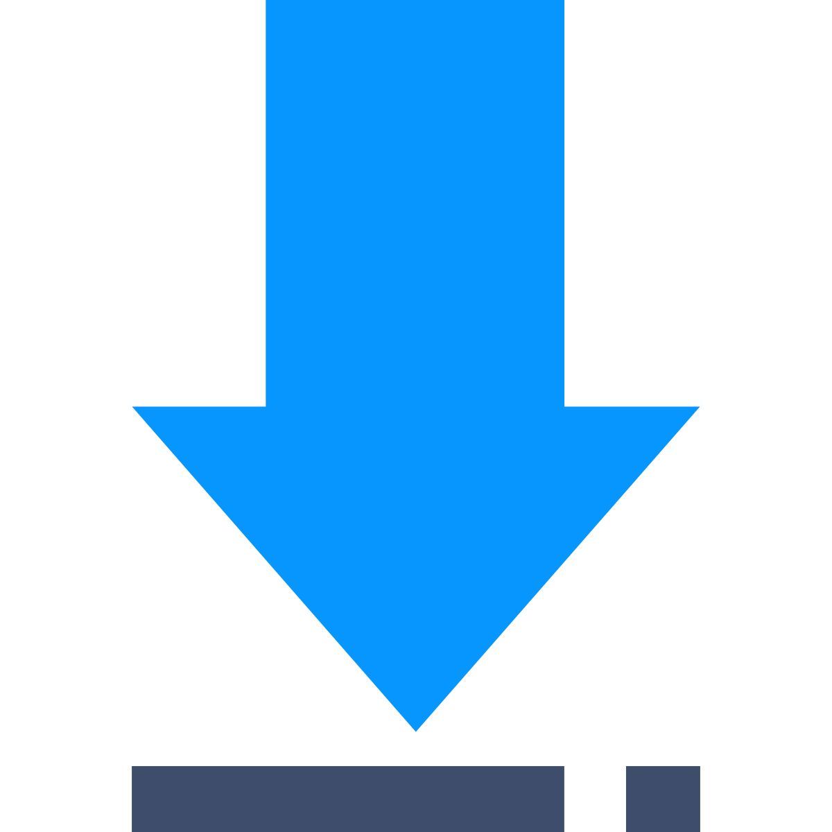 arrow down icon