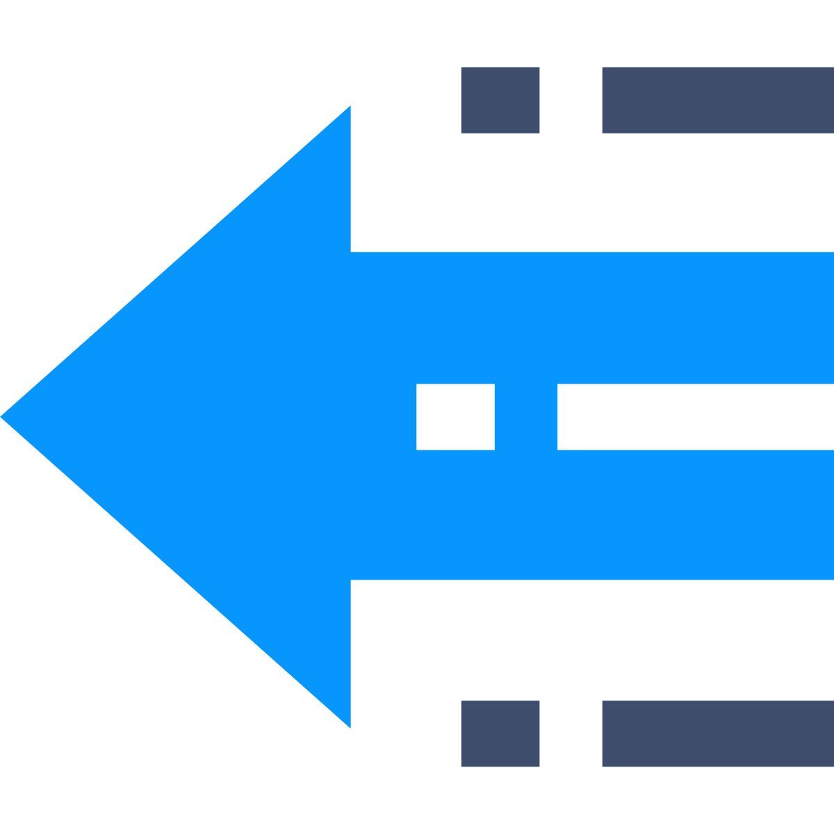 arrow left icon