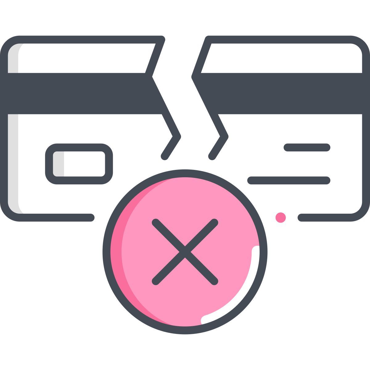 abgelehnte zahlung icon