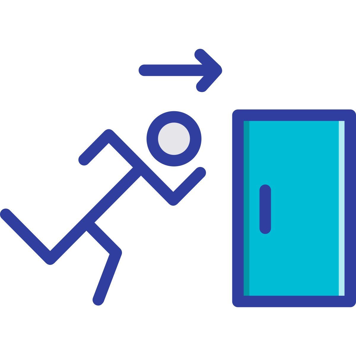 emergency exit icon