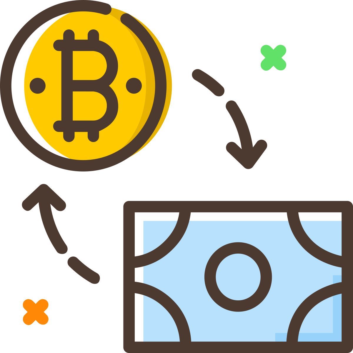 exchange cash icon