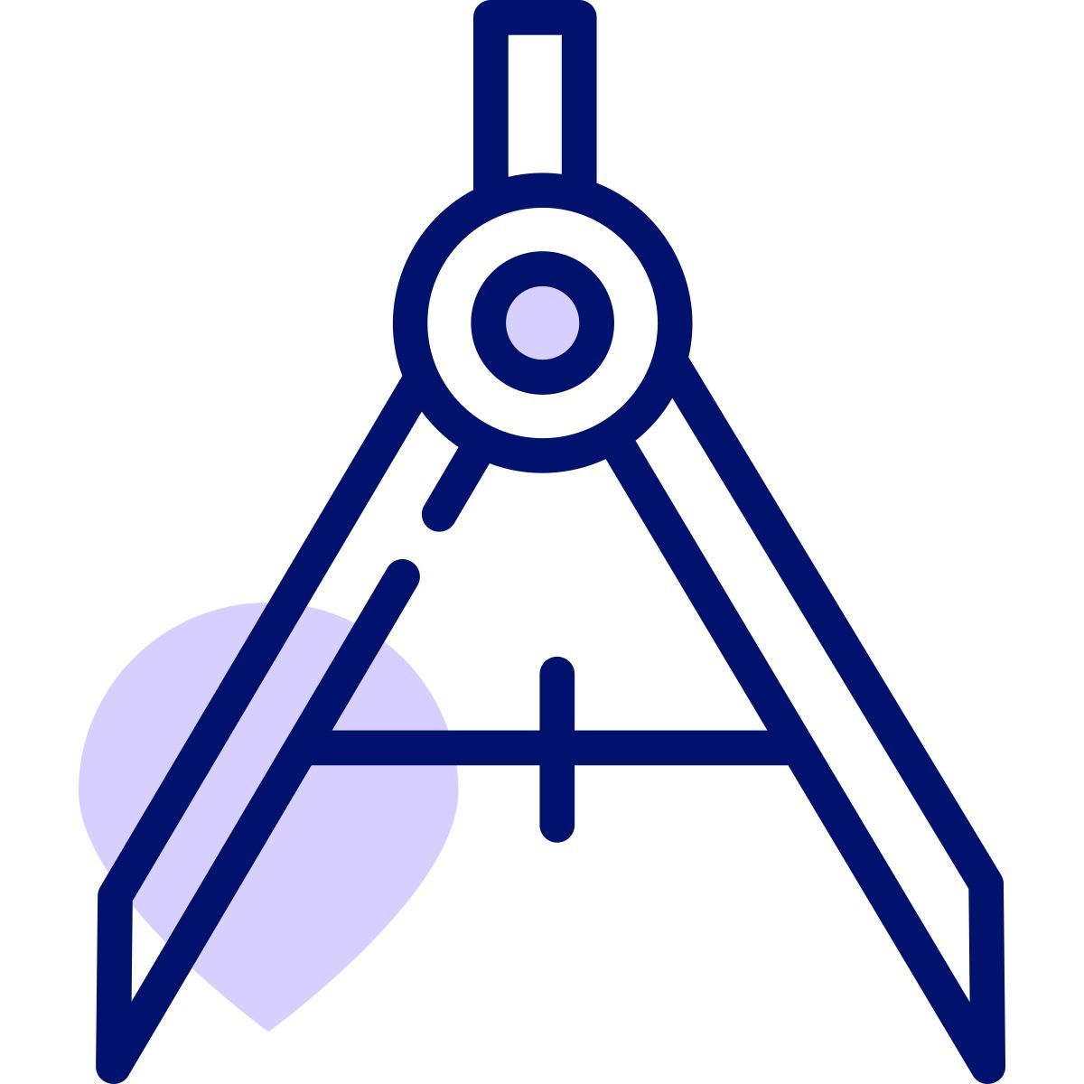 compás de geometría icon