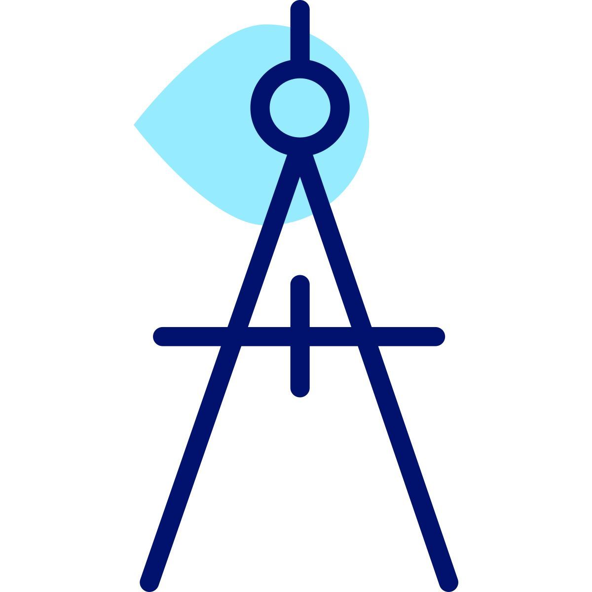 bússola geométrica icon