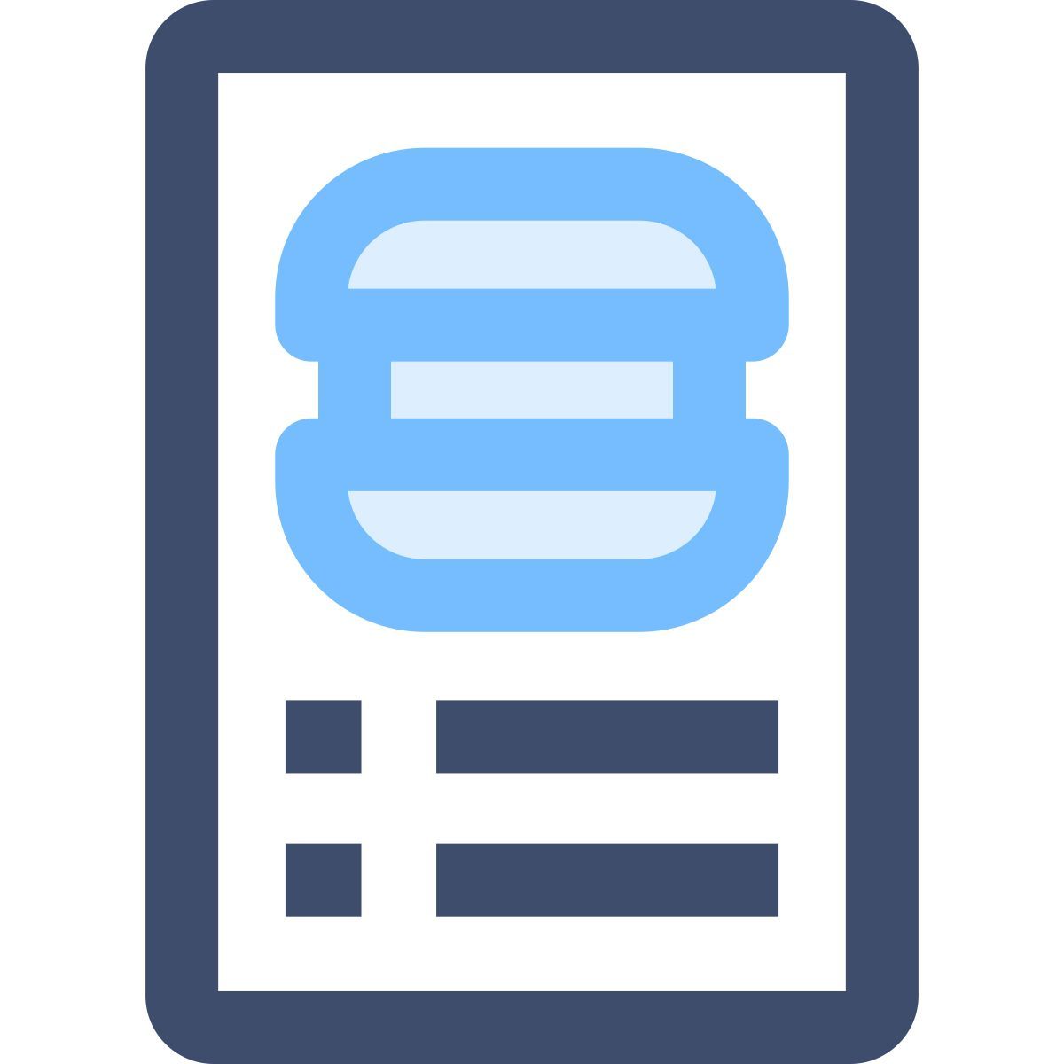 hamburger menu icon