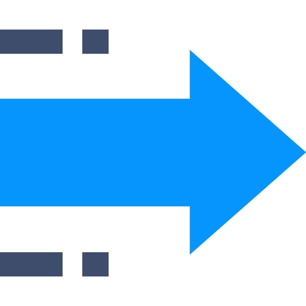 right arrow icon