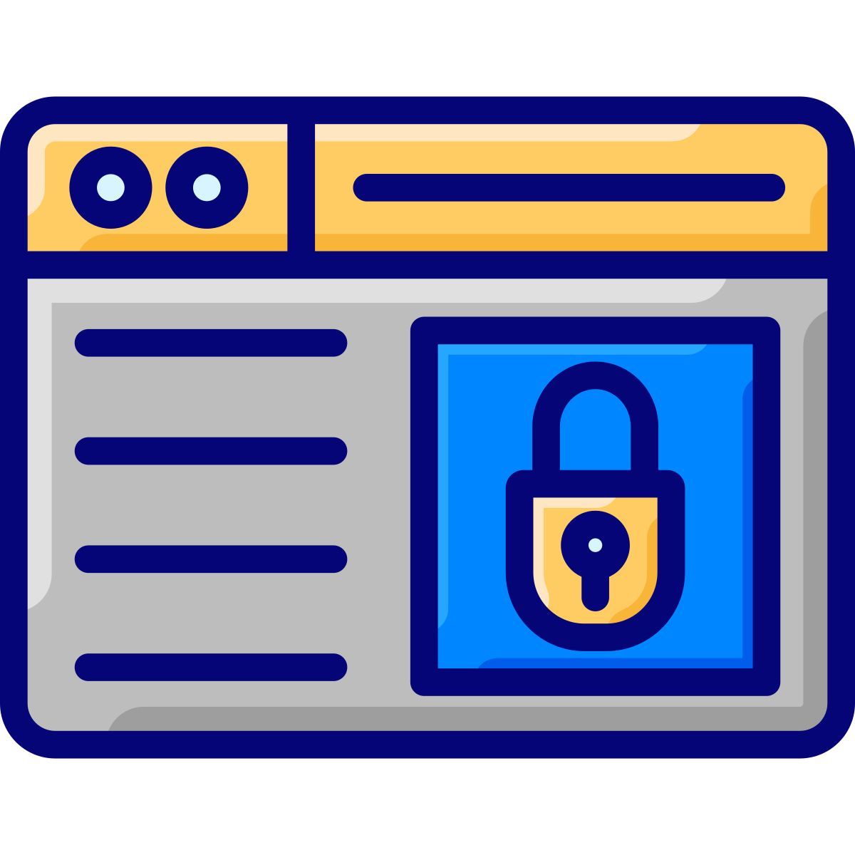 recherche sécurisée icon