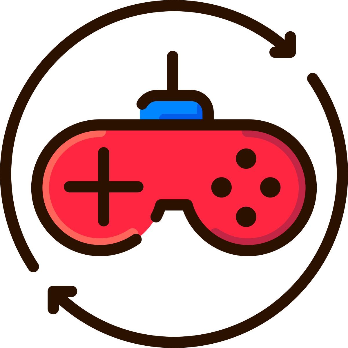 simulation de jeu vidéo icon