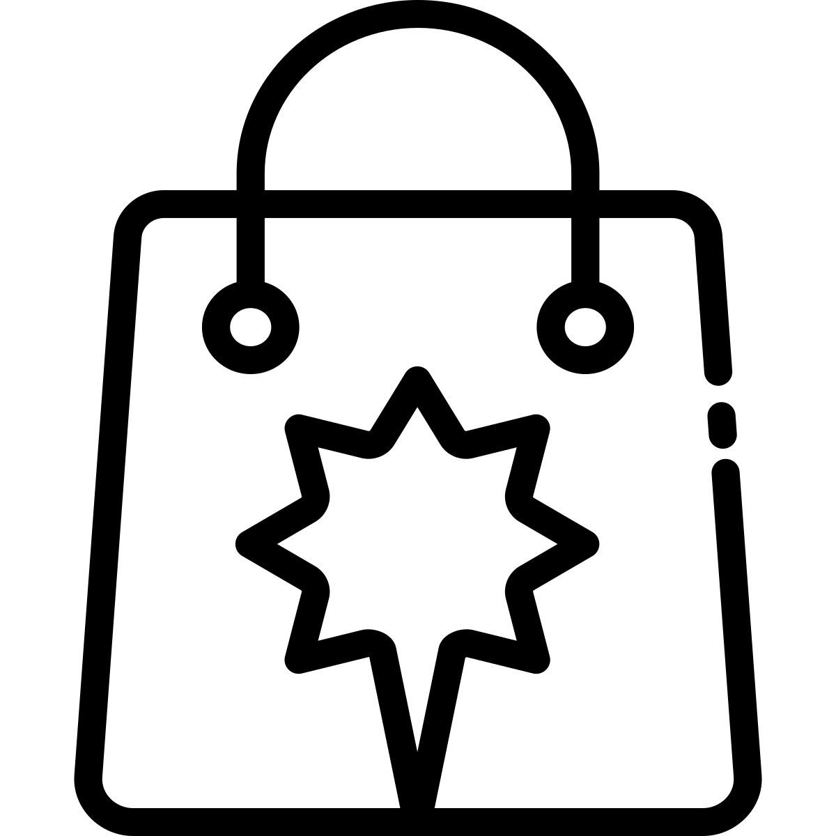 bag advertisement icon