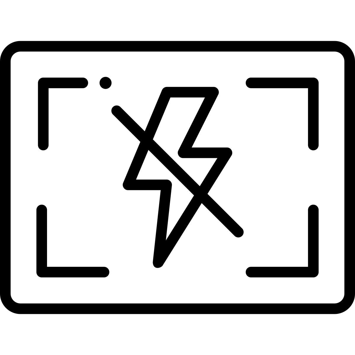 camera flash icon