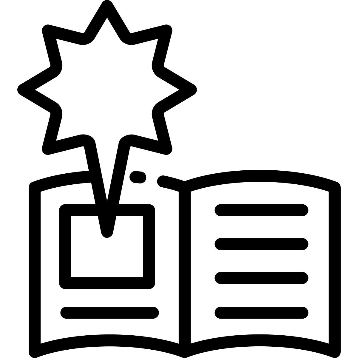 magazine advertisement icon