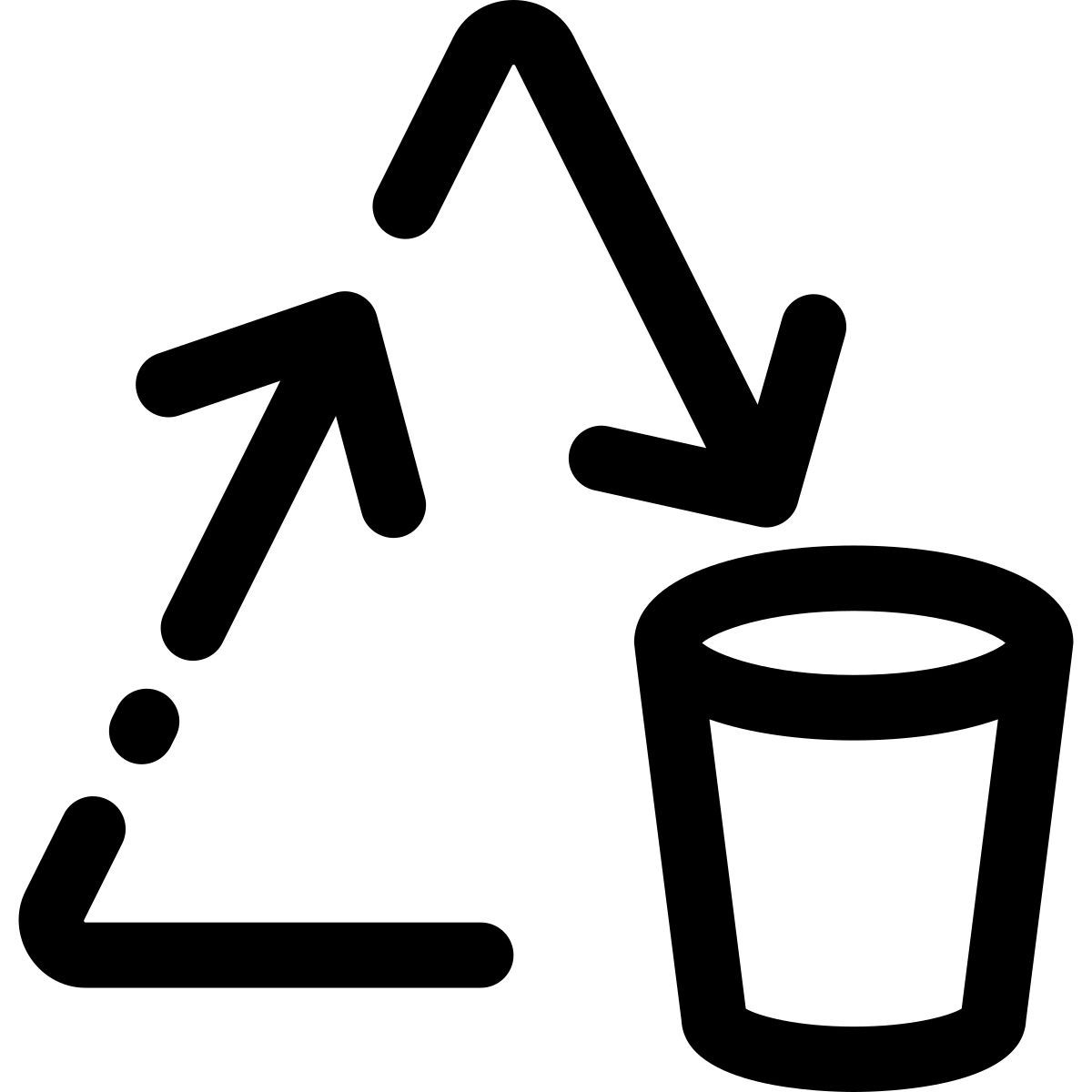 waste recycling icon