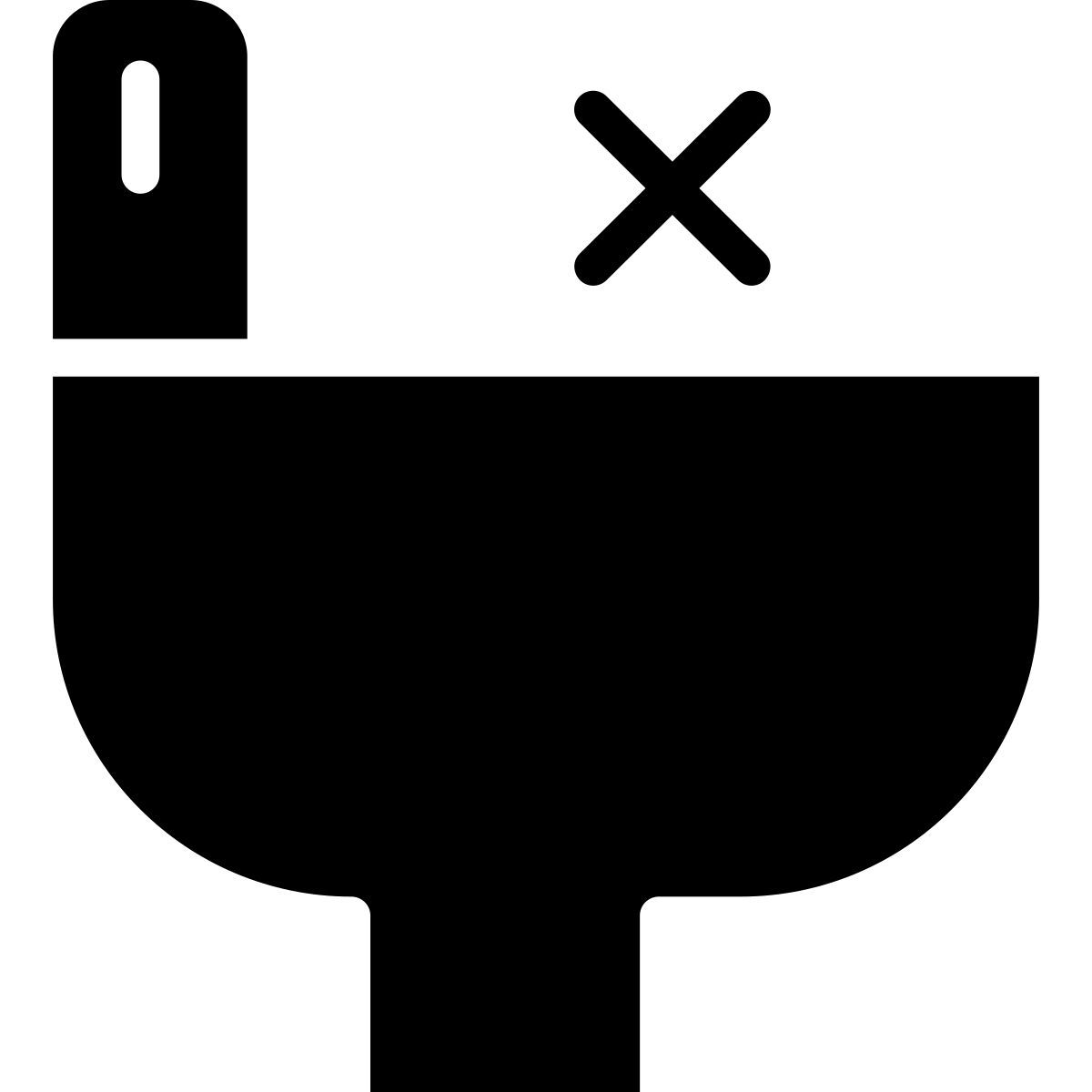 16 toilet not inuse icon