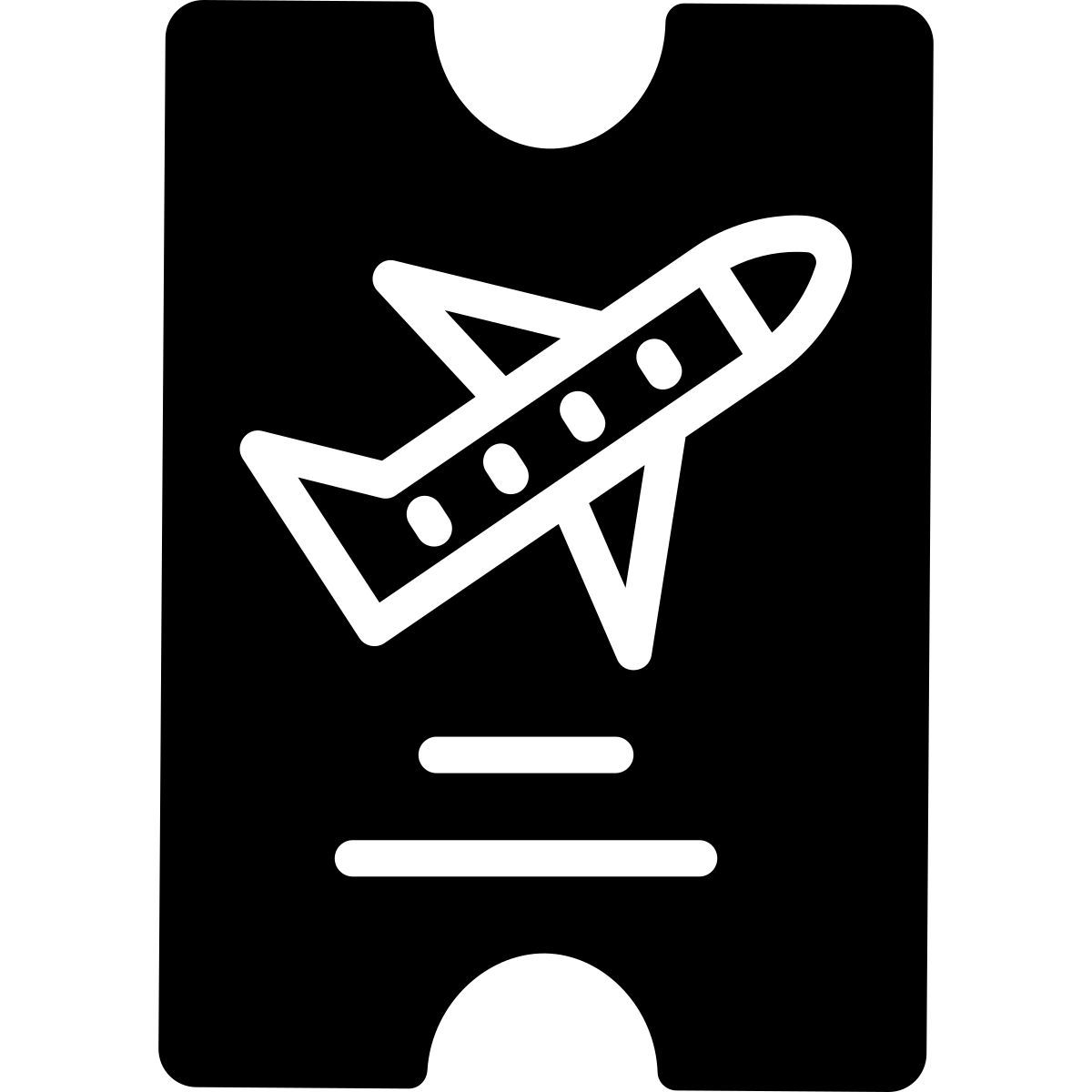 20 air ticket icon