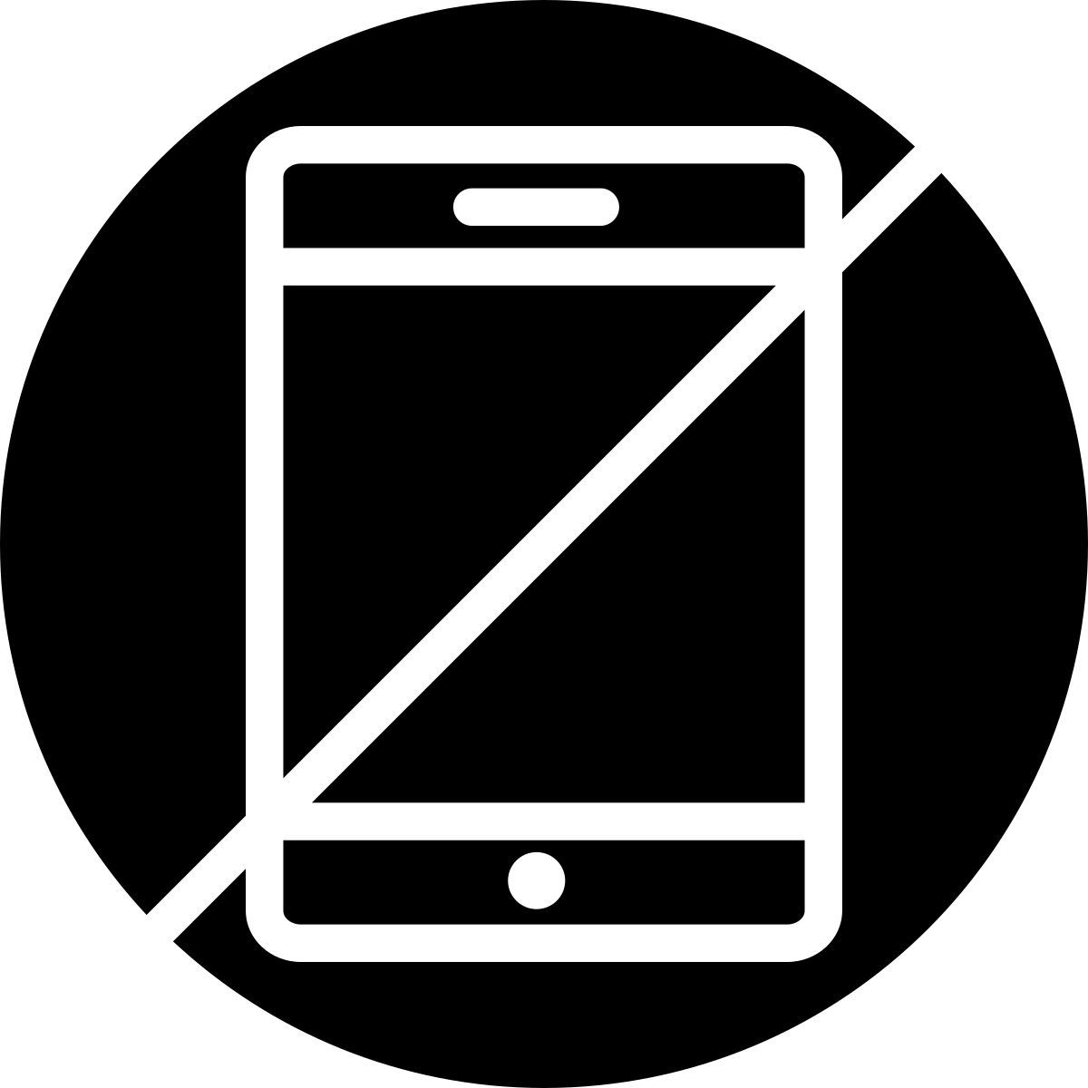 40 no mobile phone icon