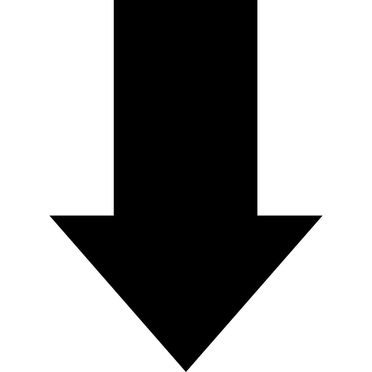arrow down icon