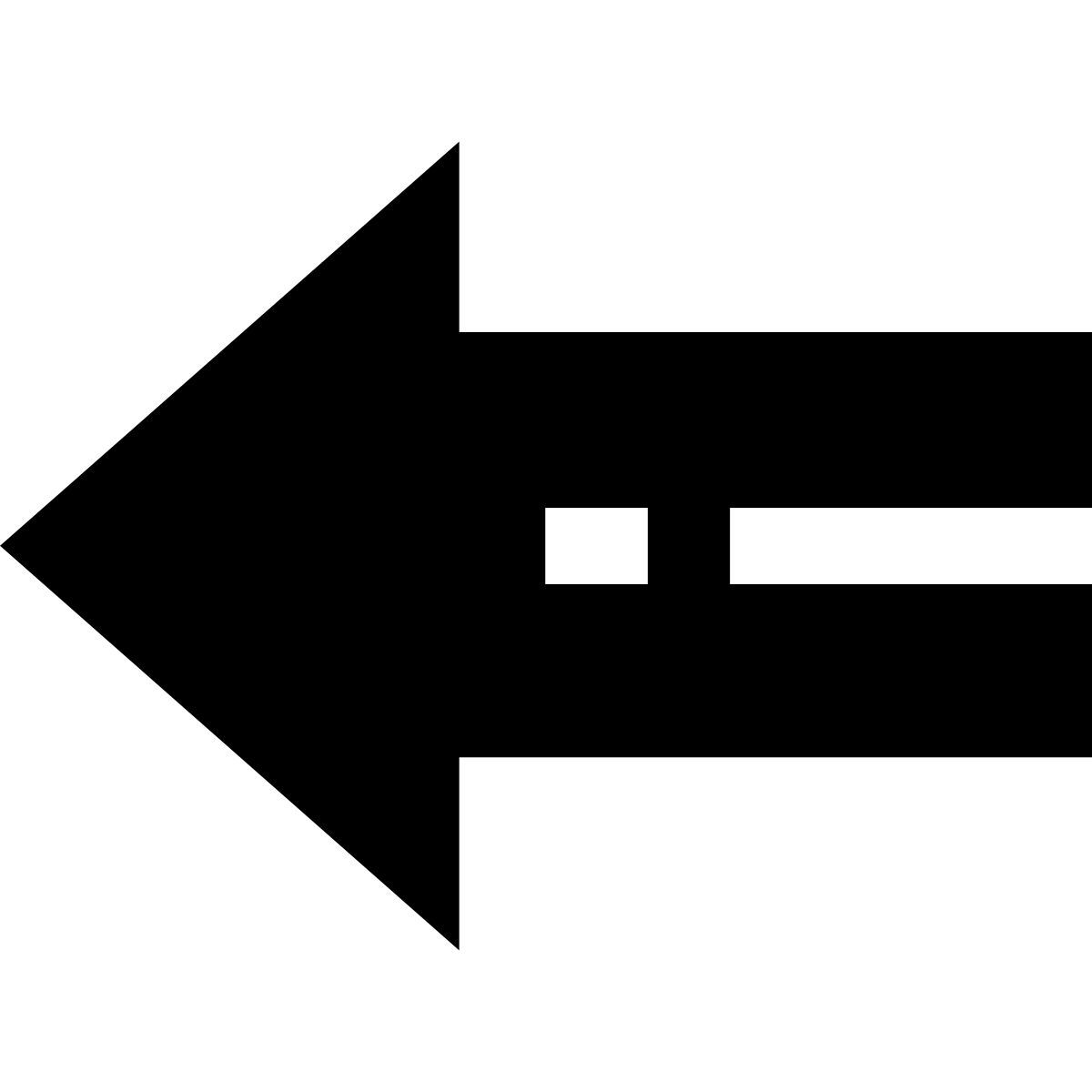 arrow left icon