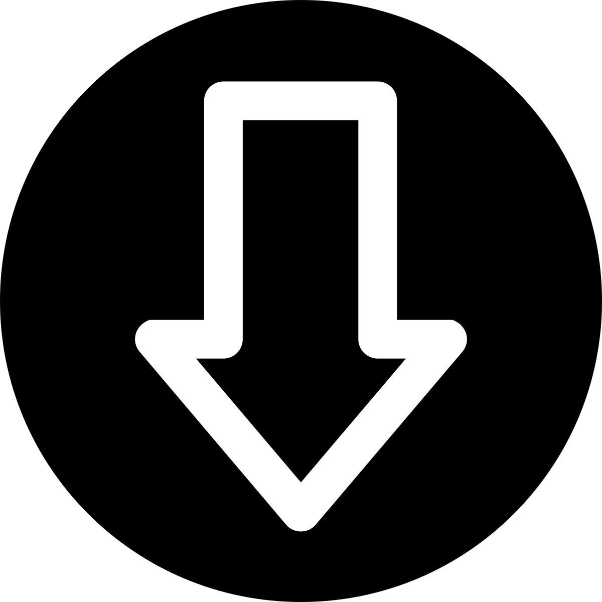 down arrow icon