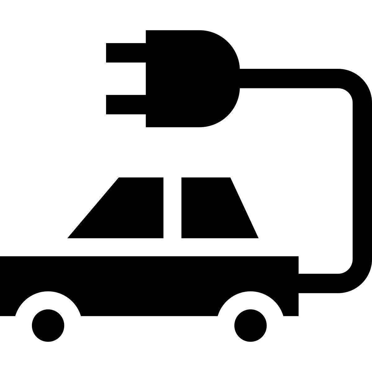 electric car icon