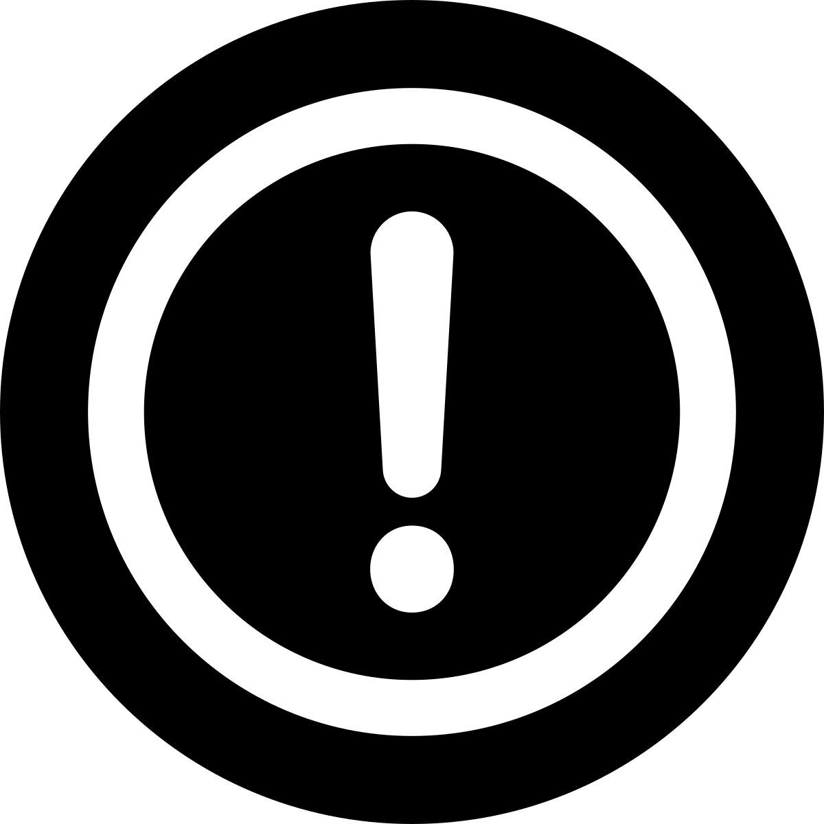 exclamation icon