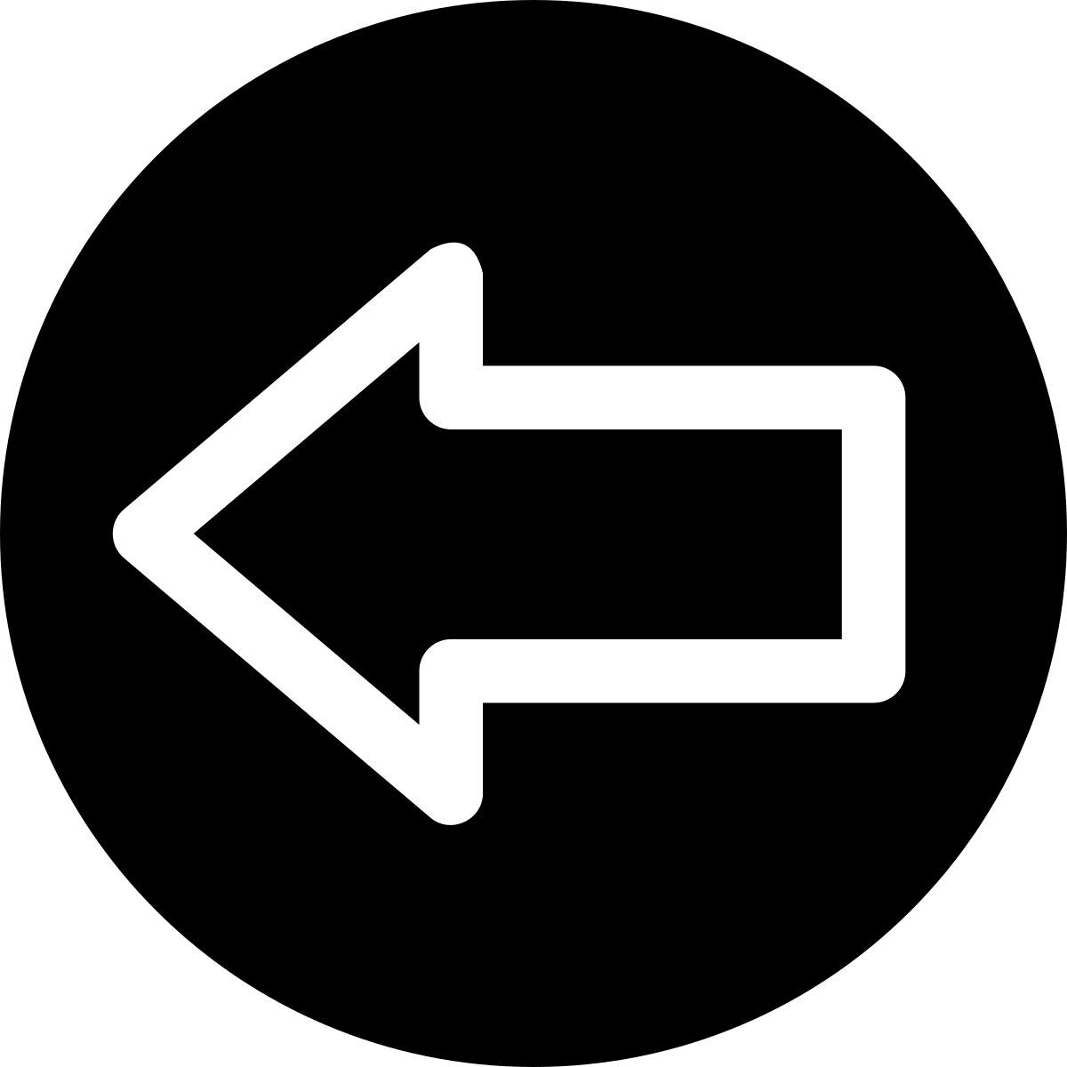 left arrow icon