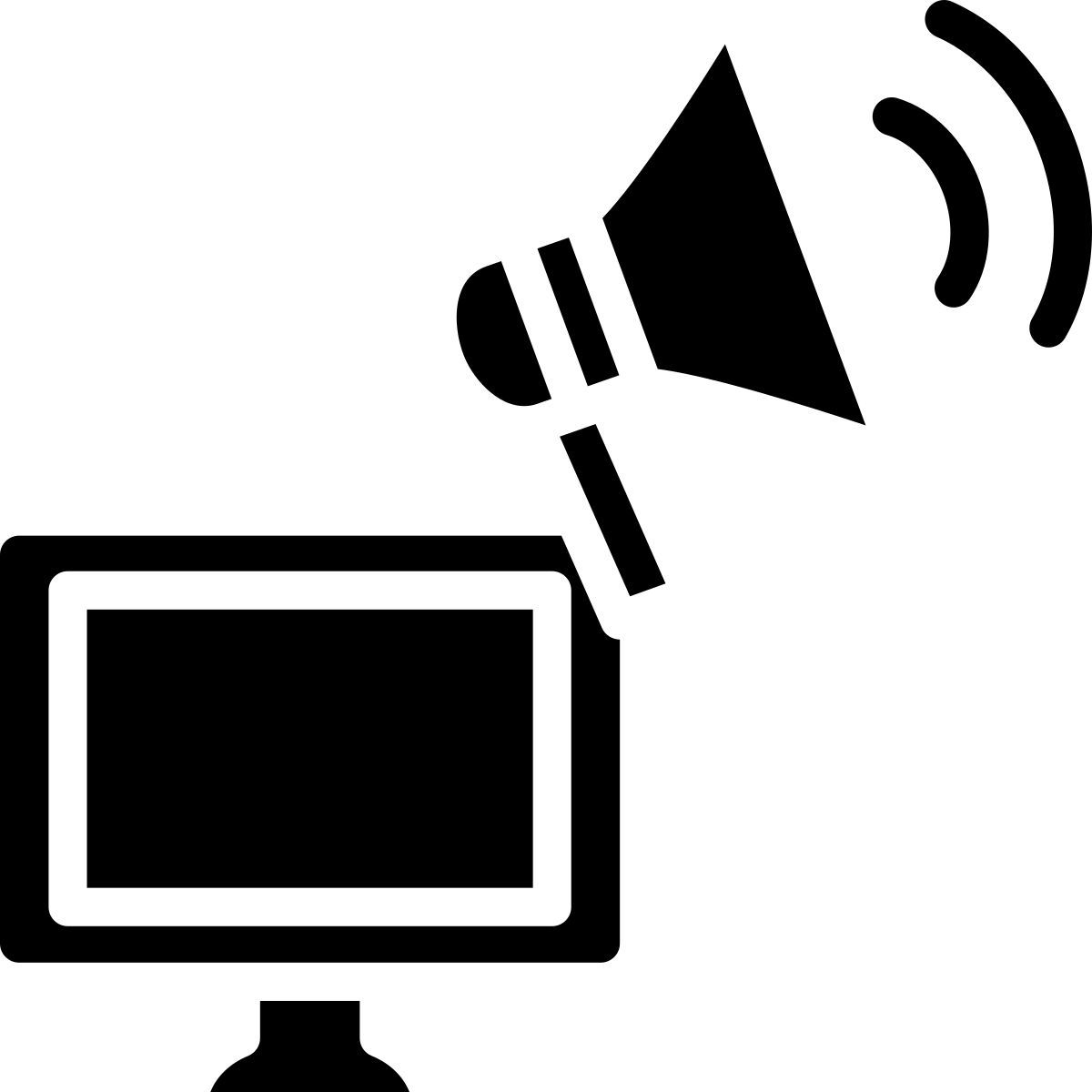 tv advertisement icon