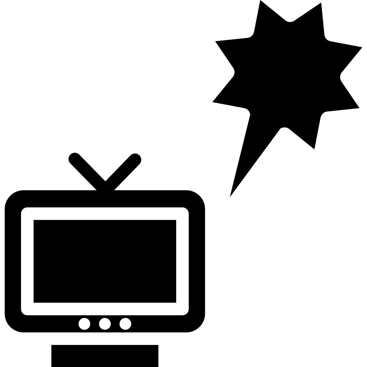 tv advertisement icon