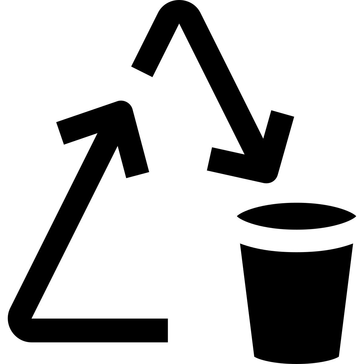 waste recycling icon