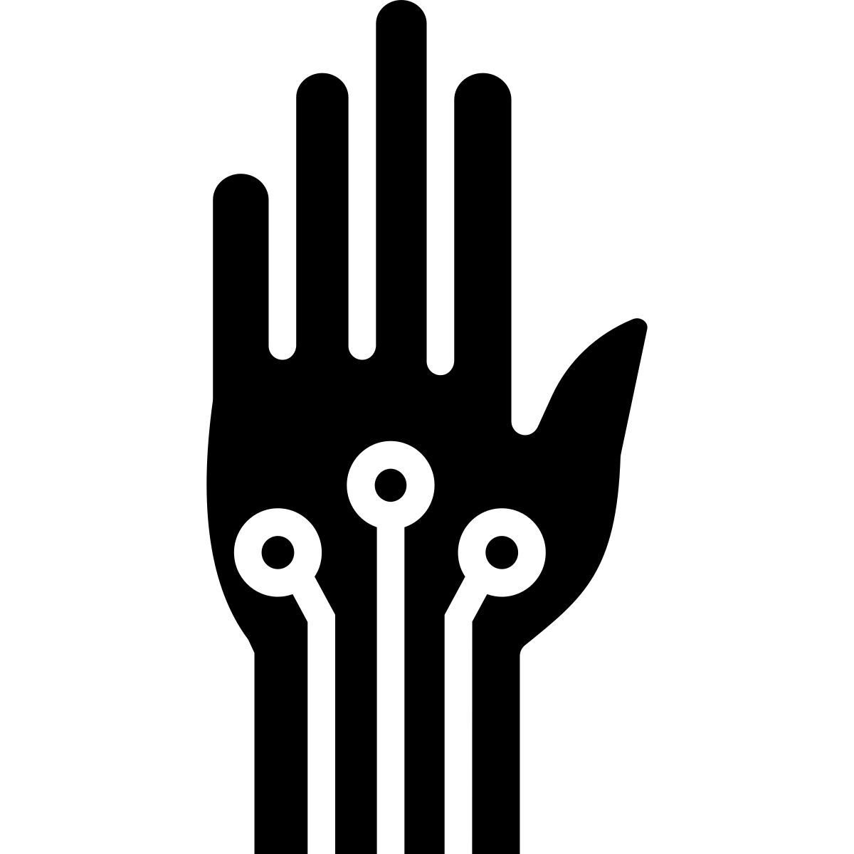 wired hand icon