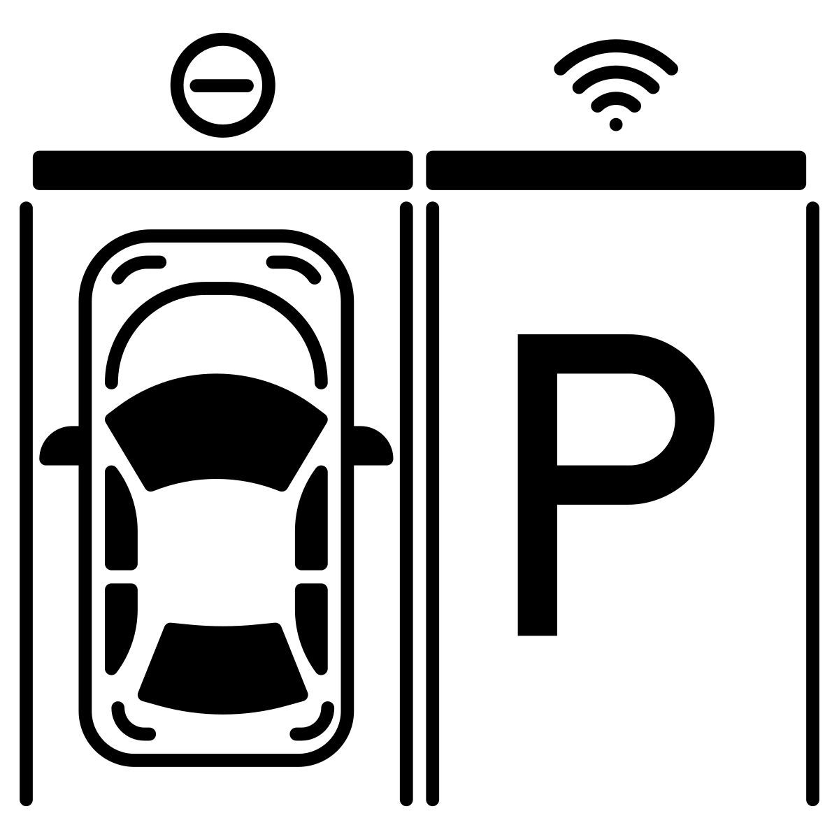 smart parking icon