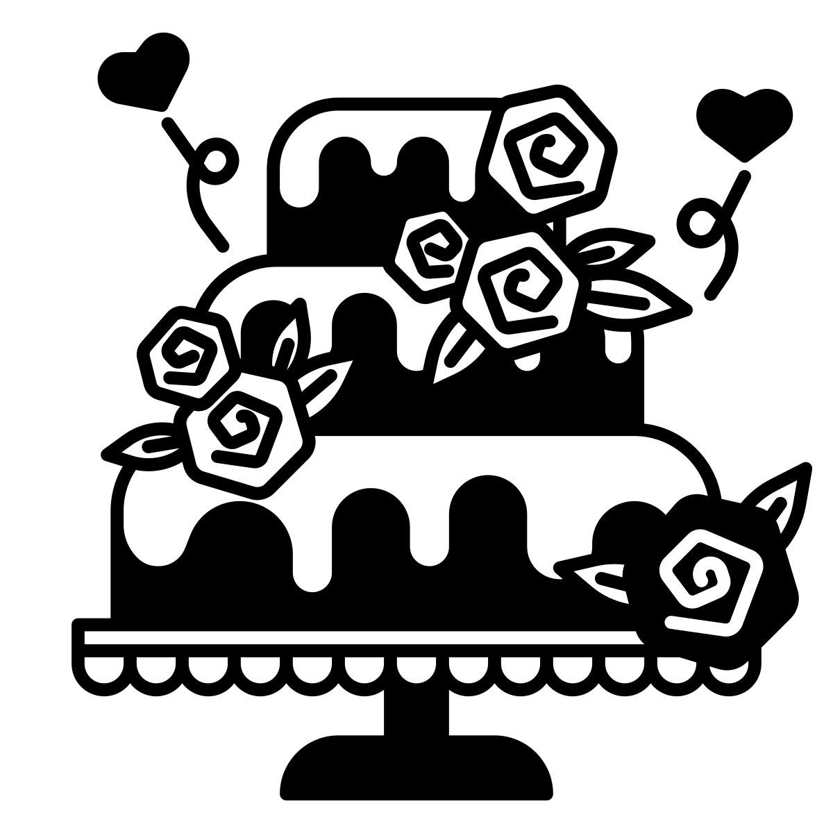 wedding cake icon
