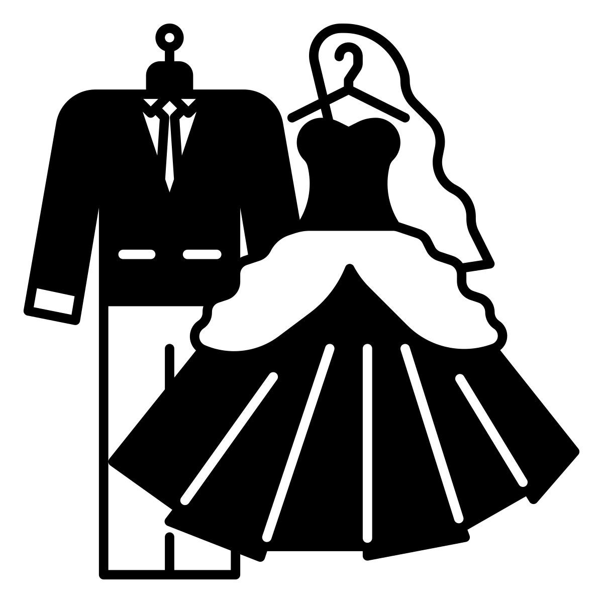 wedding clothing icon