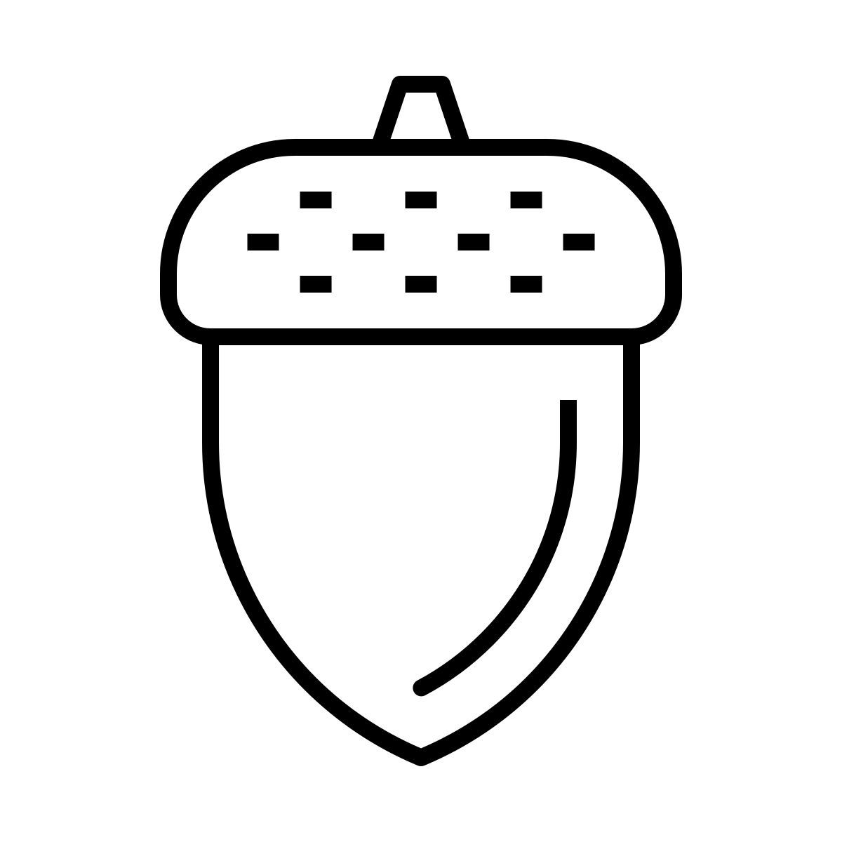 externe gland nature simple line edt.graphics icon