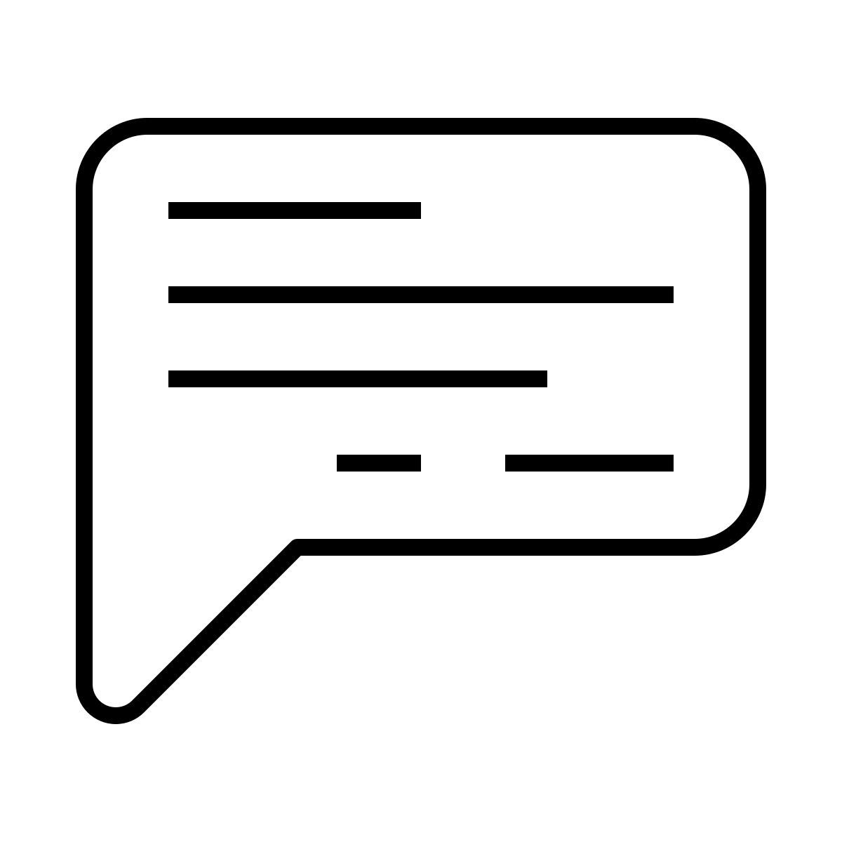 chat bubble icon