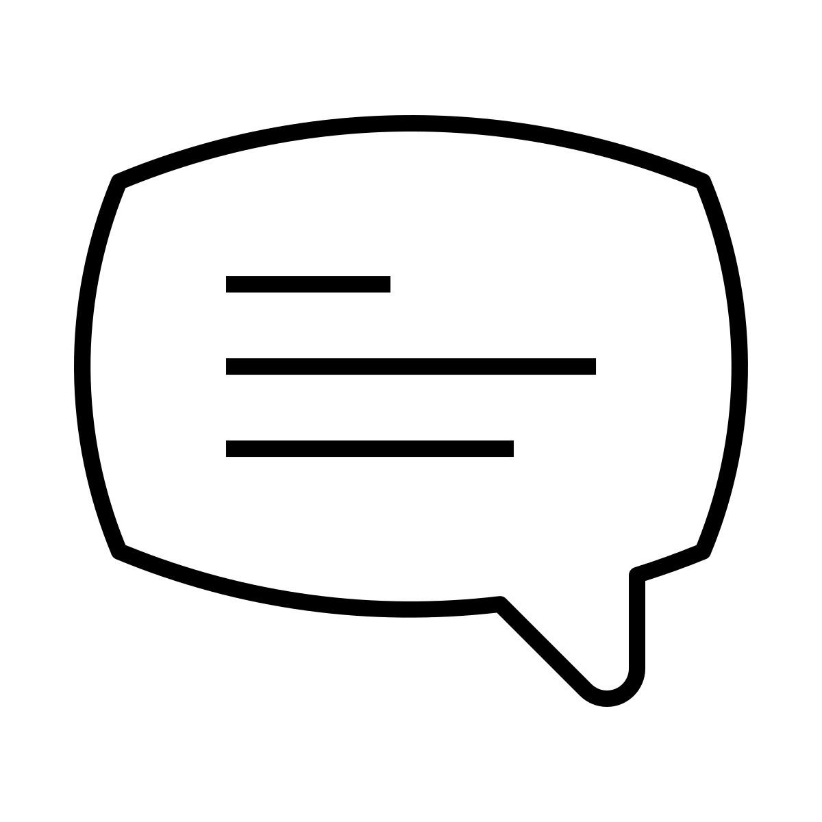 chat bubble icon