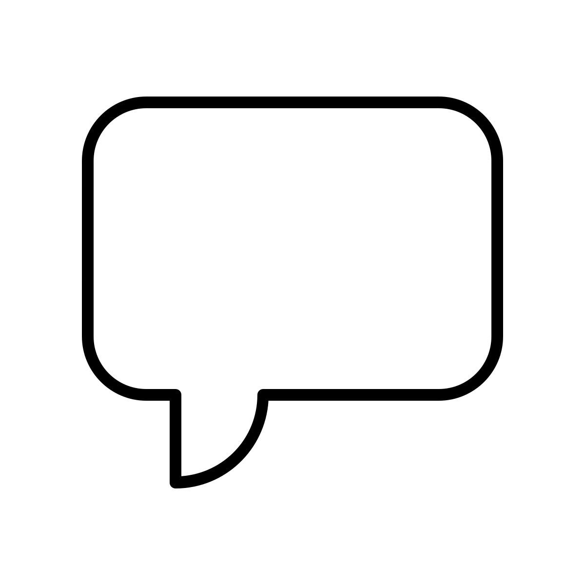 chat bubble icon