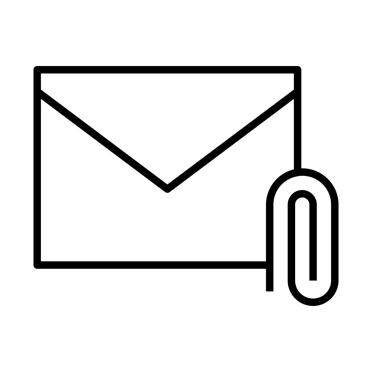mail attachment icon